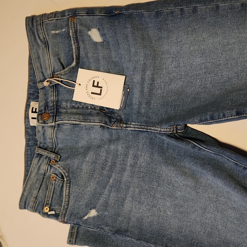 Lovers + Friends  Mason Ripped High Waist Skinny Jeans Sz 29 - Picture 4 of 10